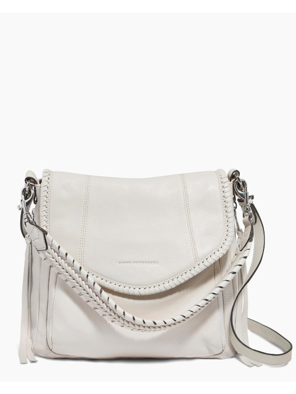 AIMEE All For Love Convertible Shoulder chalk leather bag NWOT